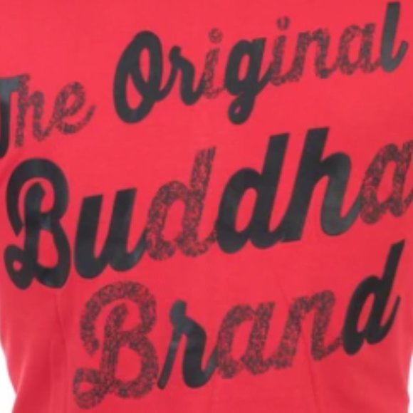 TRUE RELIGION Mens Short Sleeve ORIGINAL BUDDHA Crewneck T-Shirt (Red) - Picture 4 of 5